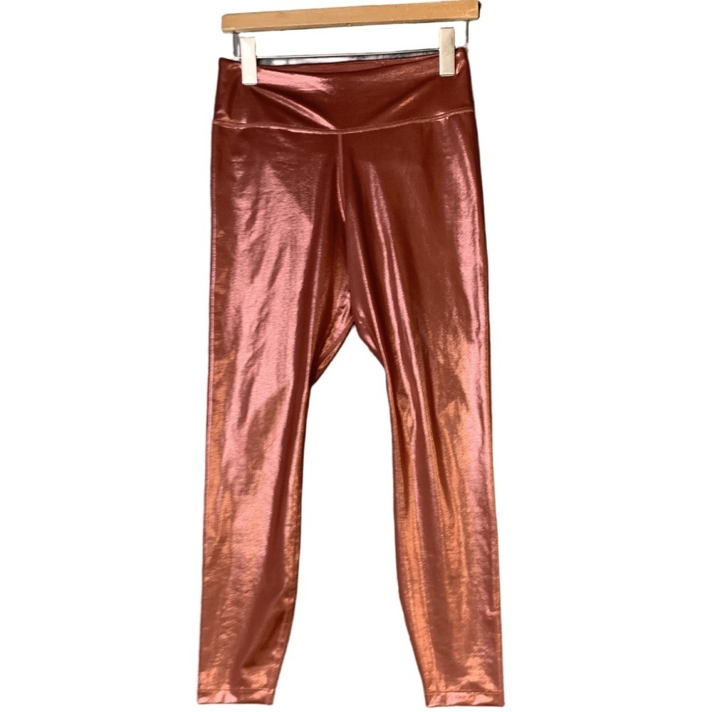 NEW! Nike One Dry Fit High Rise 7/8 Rose Gold Bronze Legging Athleisure Medium